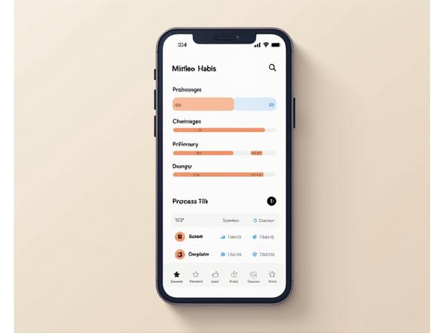 Interfejs aplikacije 'Wellness Habit Tracker'