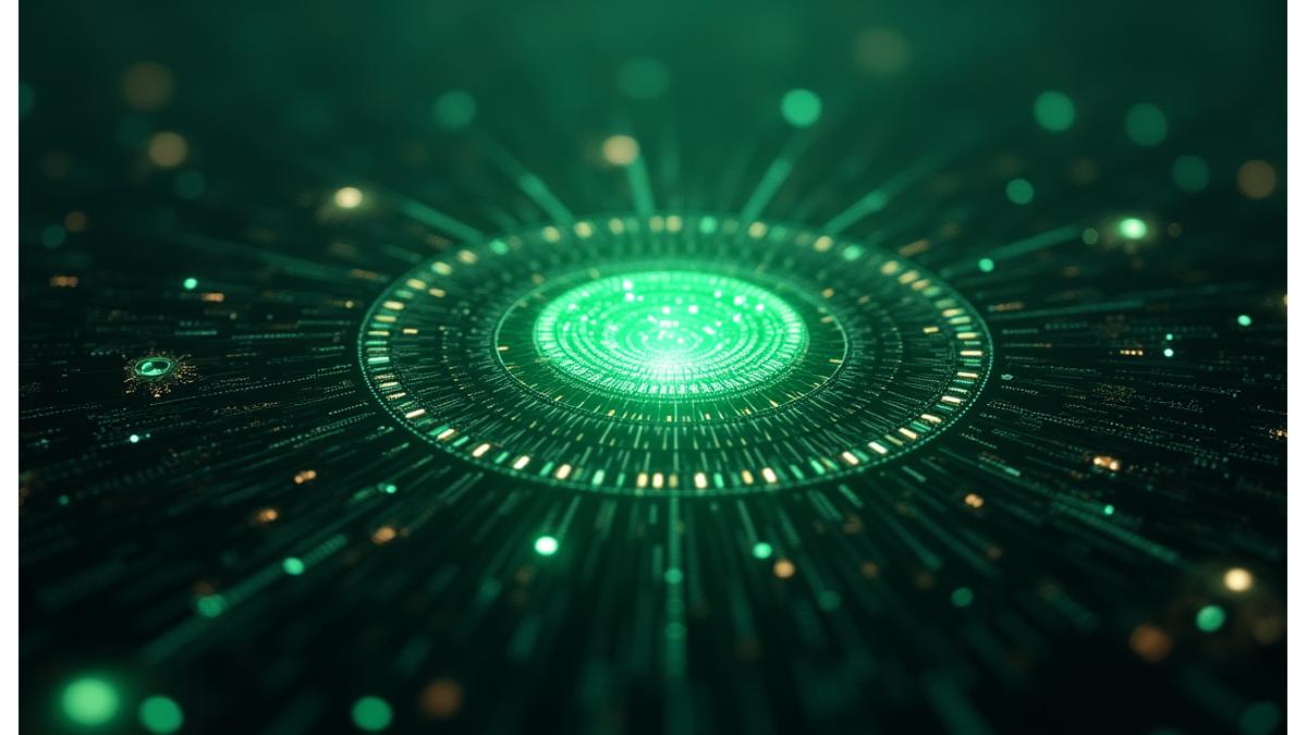Ilustracija slojevitih sigurnosnih mera digitalne zaštite, uključujući enkripciju, firewall i biometrijsku sigurnost, prikazanih kao neprobojna tvrđava podataka.
